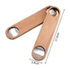 Big Wood Handvat Barman Bottle Openers Wine Bier Soda Glas Cap Opener Keuken Bar Gereedschap RH2359