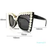 Oversized Square Rhinestones Sunglasses Women Big Black Shades Fashion Designer Sun Glasses Diamond Frame Female Eyewear UV400