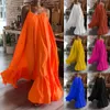 Casual jurken boho maxi jurk vrouwen spaghetti riem backless lange zomer 2021 sexy party bohemian beach vestidos robe femme