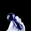 Glass Hand Pipe Glow in the dark 4 inch Smoking Spoon Pipes Pyrex Oil Burner Hand-blown Tobacco Bowl Bong