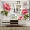 Tapisseries Rose Rose tenture murale tapisserie motif Floral bohème Hippie chambre chambre rideaux décor à la maison