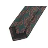 Cravatta da uomo di marca di alta qualità moda di lusso per uomo d'affari cravatta da lavoro cravatta da uomo con stampa geometrica larga 75 cm