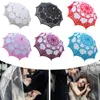 paraguas de novia de marfil