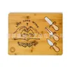 Креативная бамбуковая разделочная доска, набор ножей для резки сыра, фруктового масла Board3603162