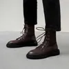 Bottines de conception classique avec talons véritables chaussures croisées en cuir véritable pour femmes travaillant décontracté épais hiver 210528