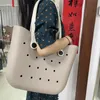 Shoulder Bags +Wholesale+Custom+Womens+Rubber+Waterproof+Hollow+Solid+Candy+Colors+Eva+Bag+BeachTote+Bag+Beach+Bags+Silicone+Eva