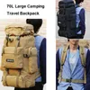 Capacity Camping 70L Tactical Large Bag Military Backpack Men Outdoor Sport Mountaineering Hiking Bags Rucksack Army Travel Backpack