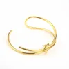 RIR stal nierdzewna złota Knito kreatywna bransoletka moda prosta modele modele urok biżuterii Prezent dla przyjaciół Q07196232133