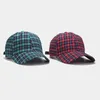 Dropship Wiosna Lato Jesień Zima Moda Plaid Kapelusze Czapki Baseball Mężczyźni Kobiety Streetwear Snapback Hip Hop Cap Trucker Party Hat