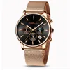 Vendedor caliente CRRJU 2266 Reloj de cuarzo para hombre Venta caliente Relojes de personalidad casual Moda Popular Estudiante Relojes de pulsera de lujo con correa de acero inoxidable