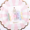 8 Farben Partygeschenk 3,5 Zoll Meerjungfrau Einhorn Mädchen Haarspangen Schmetterling Stirnband Hairbows Kinder Mädchen Haarschmuck T9I001359