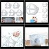 Designer Housekeeping Organisatie Home Garden Drop Levering 2021 3D Bracket volwassen kinderlippenstiftbeschermingsstandaard Masker Binnensteuning voor B