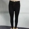 Leggings skinny noirs taille haute pour femmes Slim Fit Pencil Pants Pantalons de fitness Pantalons d'entraînement noirs XL