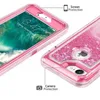 Bling Case Crystal Ciekły Glitter Protect Designer Przypisy Telefonu Robot Odporna na wstrząsy Nie-wodoodporna pokrywa do nowego iPhone 13 12 11 Pro Max 8 7 6s Plus