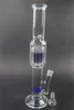 14 Zoll Blue Class Hookahs Wasserbong mit Waben-Shisha-Öl-Dab-Rigs-Rauchpfeife