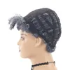 Afrikanskt litet lockigt hår europeiskt och amerikansk kvinnors peruk kort lockigt huvudkåpa mekanism kemisk fiber