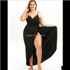 Casual Womens Apparel Drop Delivery 2021 S5Xl Women Bikini Cover Up Wrap Solid Color Beach Maxi Sexy Backless Slip Dresses Gallus Dress Beach