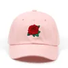 Casquettes de Baseball pour hommes et femmes, Roses à la mode, chapeaux de soleil pour printemps et été, casquette à rabat solide, vente en gros, chapeau de papa