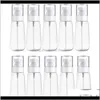 Bouteilles Pots De Stockage Ménage Organisation Maison Jardin10 Pcs Portable Rechargeable En Plastique Fine Brume Par Bouteille Transparent Vide Pulvérisation S