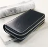 Double zipper WALLET the most stylish way to carry around money cards and coins men leather purse card holder long business women 312r