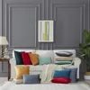 2 paquets de coussins décoratifs couvrent des cas pour canapé-lit canapé moderne luxe velours maison taie d'oreiller couvre vert or 45x45 210401