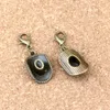 100 unids/lote sombrero de vaquero de bronce antiguo cuentas con cierre de langosta para hacer joyas pulsera collar hallazgos 13,5 x 36mm A-304b