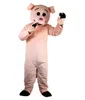 Pig Mascot Costume Halloween Christmas Fancy Party Dress Cartoon Character Suit Carnival Unisex Adults Outfit Adult Size Halloween Outdoor Decorations
