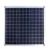 60W DC 12V Solar Panel 5V Dual USB Ports Battery Charger Aluminum Plate Powered - Type 1