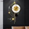 Orologio da parete moderno e minimalista, leggero e di lusso, con decorazione, soggiorno, sala da pranzo, moda, personalità creativa, orologio da tempo artistico