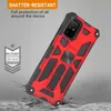 Armor Schokbestendig Gevallen Voor Samsung A02 A01 A32 A52 A72 A71 A12 A11 A21 A51 A31 Auto Magneet Telefoon houder Case Cover Met Onzichtbare Beugel