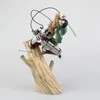 Ataque de anime en Titán Figura Levi Ackerman Figurine 390 # Limpieza 417 # RREN YEAGER 375 # 213 203 207 Figura de acción Modelo Juguetes X0503