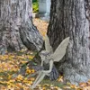 Bloem fee sculptuur tuin landscaping yard art ornament hars turek zitting standbeeld outdoor engel meisje beeldjes Craft 210607