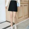 Jupes femmes couleur unie taille haute jupe courte mode décontracté Mini ligne trapèze 2021 printemps été