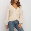 Kobiety Elegancki Z Długim Rękawem Mohair Sweter Cardigan Casual Single-Breasted Krótki Miękki Jesień Zimowy Dzianina Płaszcz Jumper Pull Femme 210510