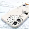 Mobiele telefoon gevallen voor 12 11 7 xr Fine Hole XS Max Case Side 8P Beschermhoes 2 Kleuren