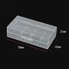 18650 Battery Holder Case Transparent Plastic Storage Box For 14500 16340 Batteries Organizer Container KDJK2105