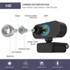 Webcam 1080P caméras Web avec Microphone Web-Cam caméra USB caméra Full HD 1080P pour ordinateur PC travail d'appel vidéo en direct