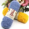1 pc cashmere fofo 100g de malha artesanato dk linha de confecção de confecção de crochet muito 3ply supersoft fios peludos lã colorida bebê y211129