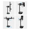 All Metal Tripod Mount Adapter Cell Phone Clipper Holder Vertical 360 Rotation Tripod Stand for smart phones Tripod