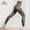 Salsspor Tie Dye Bubble Butt Sexy Push Up Legginsy Wysoka Talia Kobiety Fitness Bez Szwu Kobiety Legginsy Slim Gym Sport Legginsy Kobiety 211008