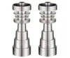 (Fabriek Direct Verkopen) 1 Gat Titanium Carb Cap Met Platte Tip Dabber Fit Voor 6 In 1 Domeless Titanium nagel