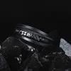 2022 NEW MEN039S HIP HOP STREET STREET STEANLESS STEEL BRACELET FASHION RETRO WOVEN LEATHER BRACELET8697398