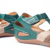 Sandalias de mujer a la moda Waterproo Sli On, pantuflas redondas para mujer, informales, cómodas, a la moda para exteriores, Sunmmer, zapatos de talla grande 2021