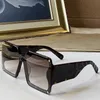 22SS Nieuwe zonnebril voor mannen en vrouwen zomer stijl anti-ultraviolet retro 1105 plaat vierkante grote onzichtbare frame mode vakantie brillen met originele doos