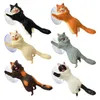 Supports de téléphone portable Creative Cartoon Cat Mobile Sucker Nouveauté Fashion Support universel Support de bureau (Chat blanc)