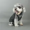 ドッグアパレルファッション夏の薄いTシャツカジュアルブラックメッシュ子犬服通気性犬の服