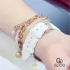 Montres-bracelets Guou Regardez les femmes Montres Fshion Casual Casual Cuir Strap Dames Horloge Bayan Saat Relogio Feminino