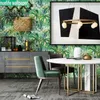 Wallpapers South Asia Style Wallpaper Green Plant Bedroom Living Room Porch TV Background Restaurant Kids American Non-woven