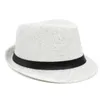 Kinderen Fedora Hoed Mode Jongen Jazz Cap Nieuwe Mode Kid Emmer Hoed Zon Cap Voor Meisje Zomer Panama Hoed fotografie Props CBH002