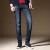 Männer Stretch Jeans Mode Business Klassische Stil Herbst Gerade Fit Jeans Regelmäßige Casual Denim Hosen Männliche Cowboy Hosen 210518